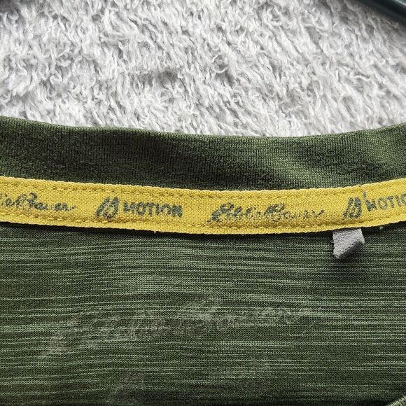 Eddie Bauer Shirt Mens Large Green Freedry Motion Outdoor Active Pocket Tee - Picture 5 of 13